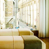 Designhotel met uitzicht op de Ponte Vecchio in Florence