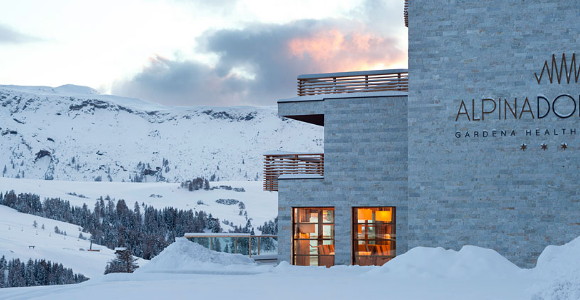 Ecologisch luxe hotel direct aan de piste in de Dolomieten