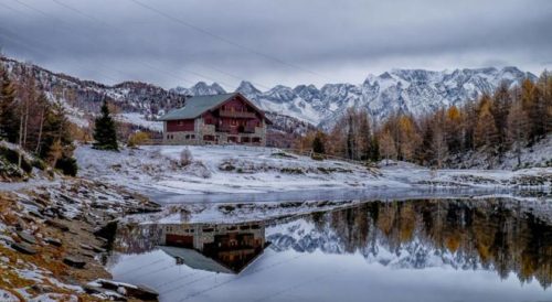 berghut alpen italie